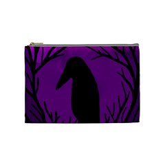 Halloween raven - purple Cosmetic Bag (Medium) 