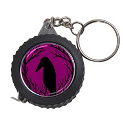 Halloween Raven - Magenta Measuring Tapes by Valentinaart