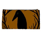 Halloween raven - brown Pencil Cases Back