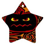 Halloween decorative pumpkin Ornament (Star)  Front