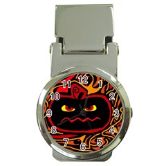 Halloween Decorative Pumpkin Money Clip Watches by Valentinaart