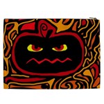 Halloween decorative pumpkin Cosmetic Bag (XXL)  Back
