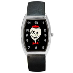 Halloween Monster Barrel Style Metal Watch by Valentinaart