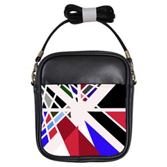 Decorative Flag Design Girls Sling Bags by Valentinaart
