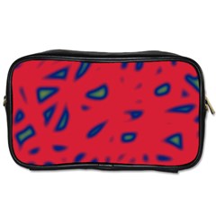 Red Neon Toiletries Bags 2-side