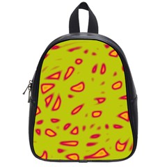 Yellow Neon Design School Bags (small)  by Valentinaart