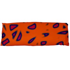 Orange Neon Body Pillow Case (dakimakura) by Valentinaart