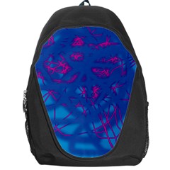 Deep Blue Backpack Bag by Valentinaart