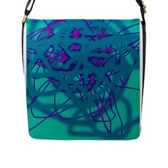 Chaos Flap Messenger Bag (l)  by Valentinaart