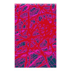 Red neon Shower Curtain 48  x 72  (Small) 