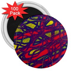 Abstract high art 3  Magnets (100 pack)