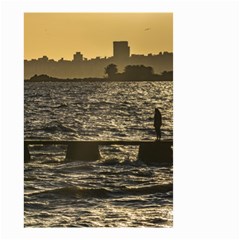 River Plater River Scene At Montevideo Small Garden Flag (two Sides) by dflcprints