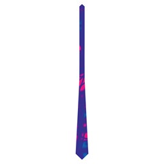 Blue And Pink Neon Neckties (two Side) 