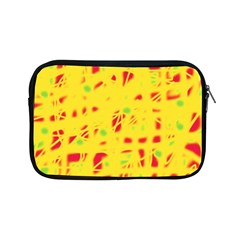 Yellow And Red Apple Ipad Mini Zipper Cases by Valentinaart