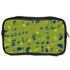 Green And Blue Toiletries Bags 2-side