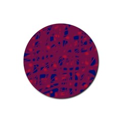 Decor Rubber Round Coaster (4 pack) 