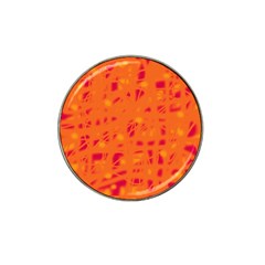 Orange Hat Clip Ball Marker (4 Pack) by Valentinaart