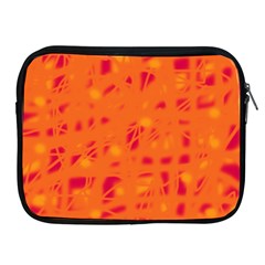 Orange Apple Ipad 2/3/4 Zipper Cases by Valentinaart