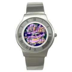 Abstract High Art By Moma Stainless Steel Watch by Valentinaart