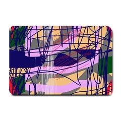 Abstract High Art By Moma Small Doormat  by Valentinaart