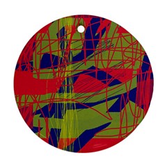 High Art By Moma Ornament (round)  by Valentinaart