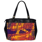 Orange high art Office Handbags (2 Sides)  Back