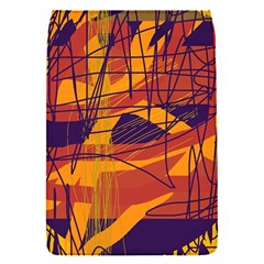 Orange High Art Flap Covers (s)  by Valentinaart