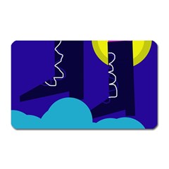 Walking On The Clouds  Magnet (rectangular) by Valentinaart