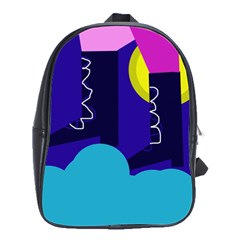 Walking On The Clouds  School Bags(large)  by Valentinaart