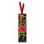 Red and yellow hot design Small Book Marks Front