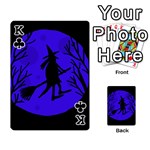 Halloween witch - blue moon Playing Cards 54 Designs  Front - ClubK