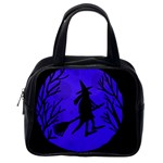 Halloween witch - blue moon Classic Handbags (2 Sides) Back