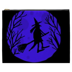 Halloween Witch - Blue Moon Cosmetic Bag (xxxl)  by Valentinaart