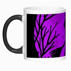 Halloween Witch - Purple Moon Morph Mugs by Valentinaart