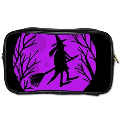 Halloween Witch - Purple Moon Toiletries Bags 2-side