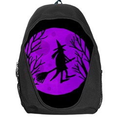 Halloween Witch - Purple Moon Backpack Bag by Valentinaart