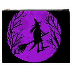 Halloween Witch - Purple Moon Cosmetic Bag (xxxl)  by Valentinaart