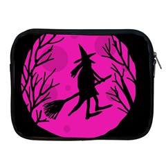 Halloween Witch - Pink Moon Apple Ipad 2/3/4 Zipper Cases by Valentinaart