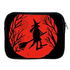 Halloween Witch - Red Moon Apple Ipad 2/3/4 Zipper Cases by Valentinaart