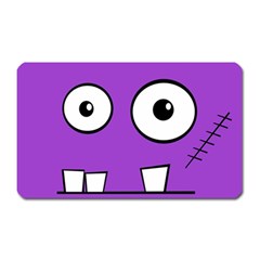 Halloween Frankenstein - Purple Magnet (rectangular)