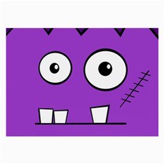 Halloween Frankenstein - Purple Large Glasses Cloth (2-side)