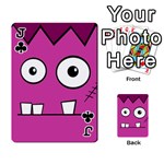 Halloween Frankenstein - pink Playing Cards 54 Designs  Front - ClubJ