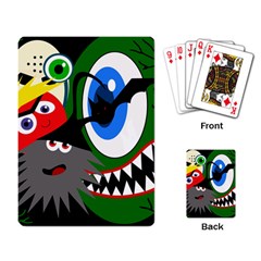 Halloween Monsters Playing Card