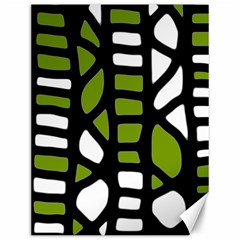 Green Decor Canvas 12  X 16  