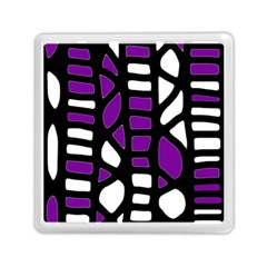 Purple Decor Memory Card Reader (square)  by Valentinaart