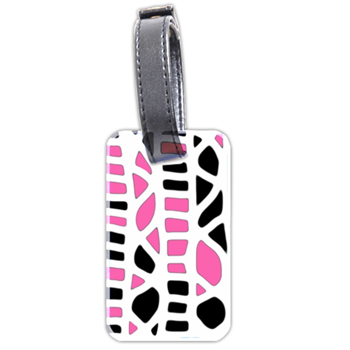 Pink decor Luggage Tags (Two Sides)