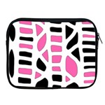 Pink decor Apple iPad 2/3/4 Zipper Cases Front