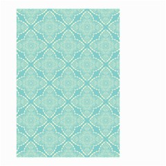 Light Blue Lattice Pattern Small Garden Flag (two Sides) by TanyaDraws