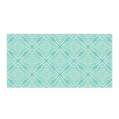 Light Blue Lattice Pattern Satin Wrap by TanyaDraws