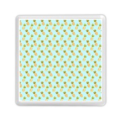 Tropical Watercolour Pineapple Pattern Memory Card Reader (square)  by TanyaDraws